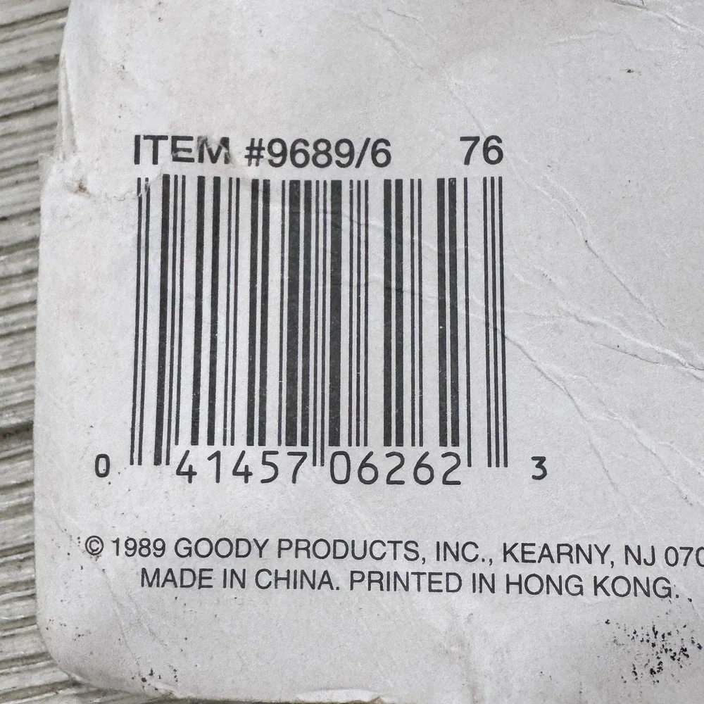 1989 Goody 14 Twin Bead Ponytailers Elastic Hair Ties Knockers Multicolored